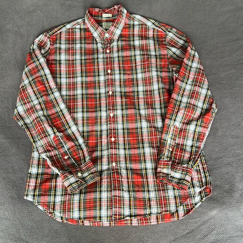 J.Crew Tartan Plaid Button Up
